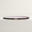 Galopin belt buckle & Reversible leather strap 13 mm, view 1 of 3