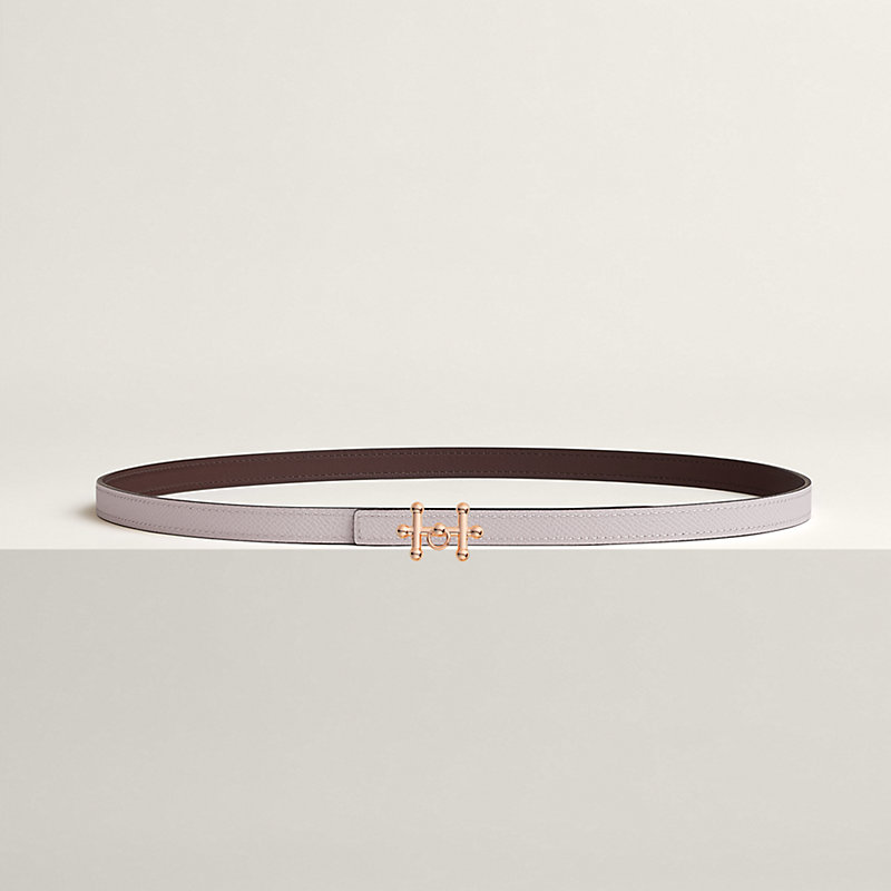 Galopin belt buckle & Reversible leather strap 13 mm