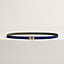 Galopin belt buckle & Reversible leather strap 13 mm, view 2 of 3