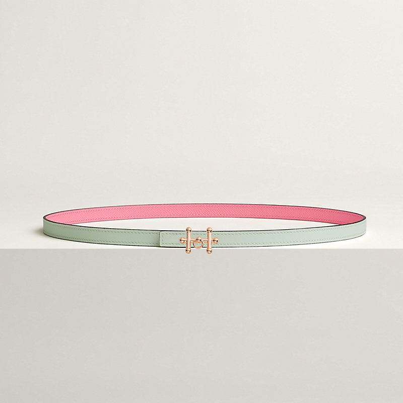 Galopin belt buckle & Reversible leather strap 13 mm