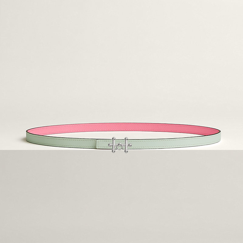 Galopin belt buckle & Reversible leather strap 13 mm