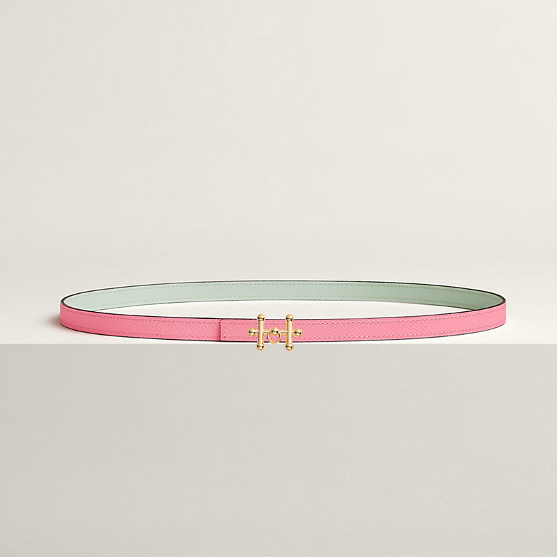 Galopin belt buckle & Reversible leather strap 13 mm