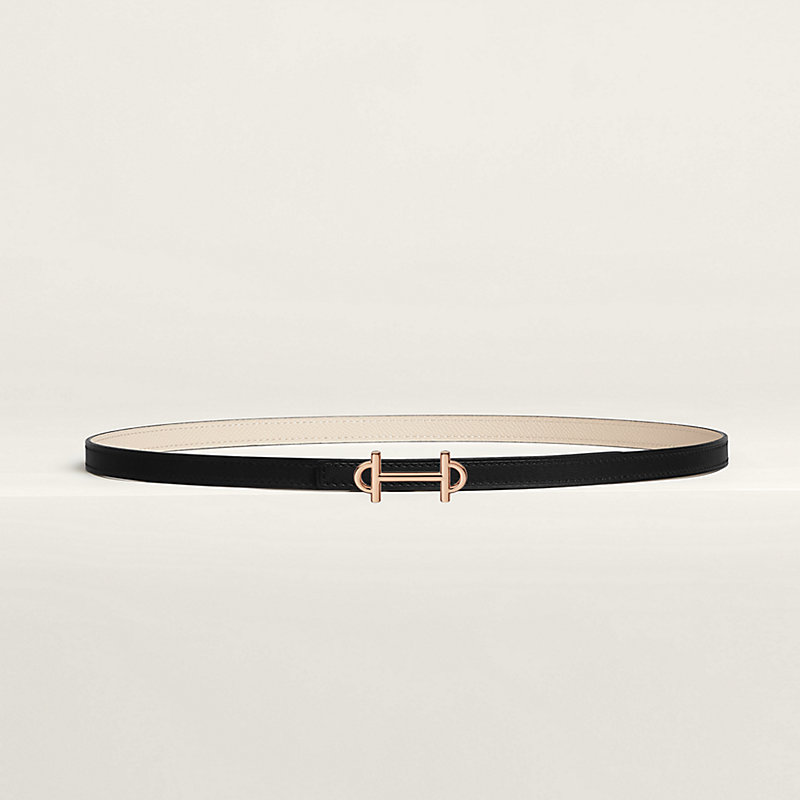 Gamma belt buckle & Reversible leather strap 13 mm