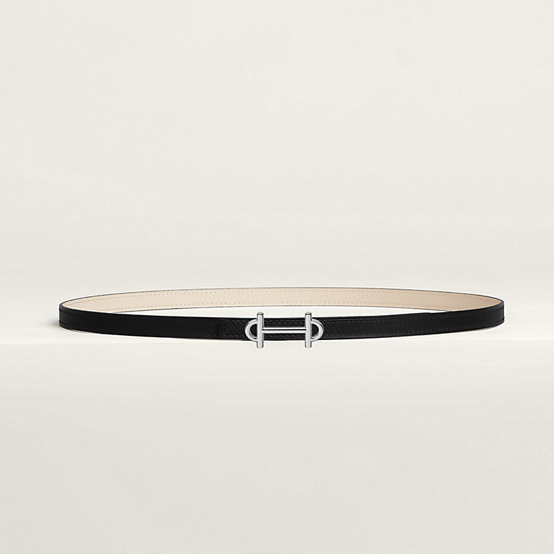 Gamma belt buckle & Reversible leather strap 13 mm