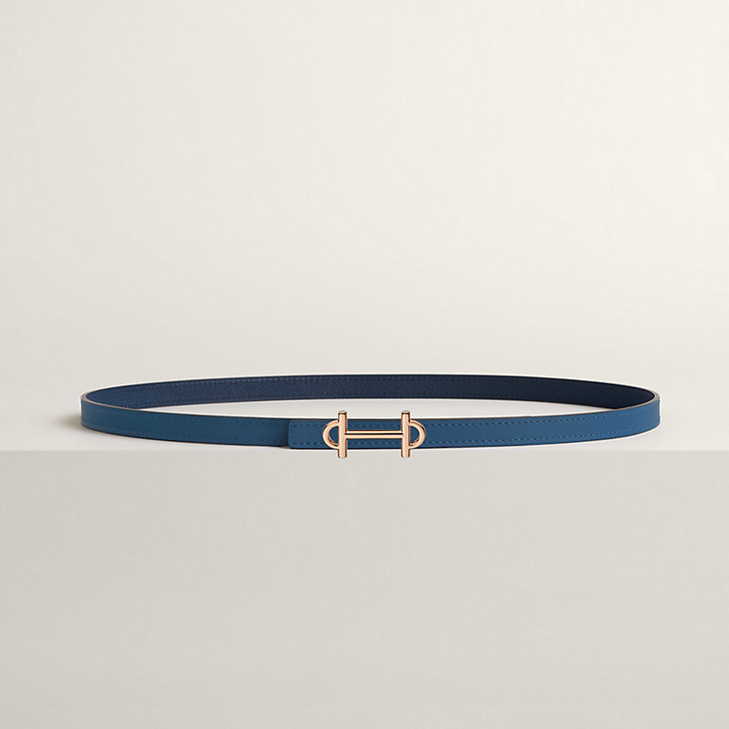 Gamma belt buckle & Reversible leather strap 13 mm