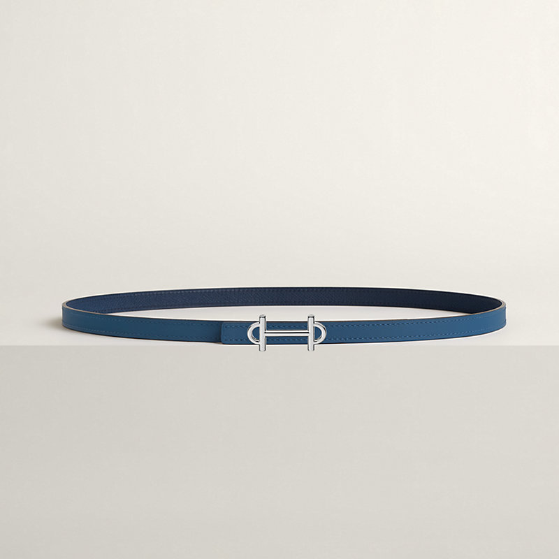 Gamma belt buckle & Reversible leather strap 13 mm