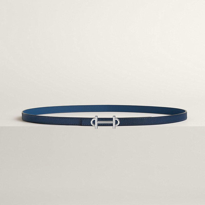 Gamma belt buckle & Reversible leather strap 13 mm