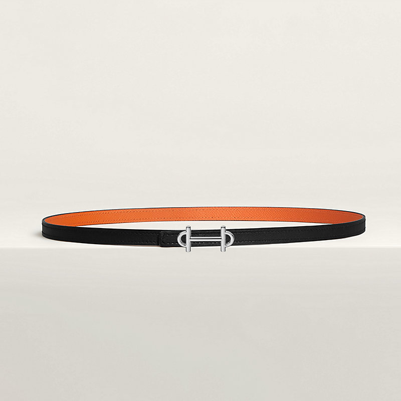 Gamma belt buckle & Reversible leather strap 13 mm