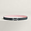 View: , Gamma belt buckle & Reversible leather strap 24 mm