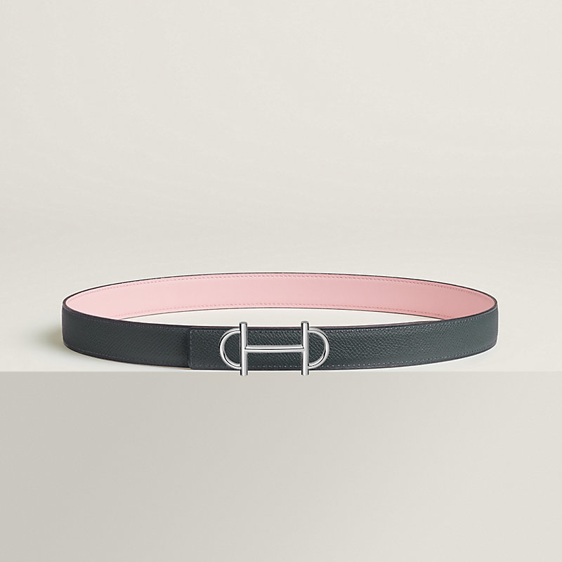 Gamma belt buckle & Reversible leather strap 24 mm