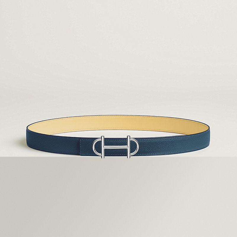 Gamma belt buckle & Reversible leather strap 24 mm