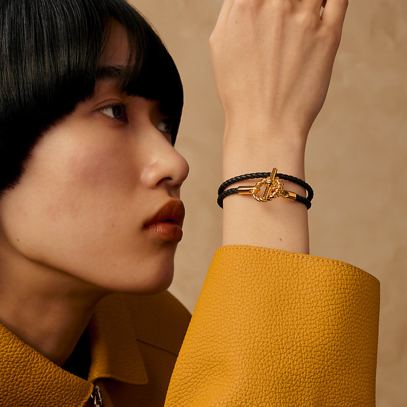 Glenan godronne Double Tour bracelet