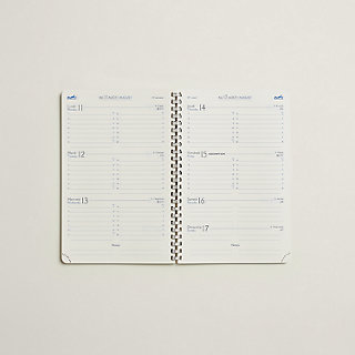 ノート/メモ帳/ふせん Globe-Trotter blank agenda refill Globe-Trotter blank agenda refill | Hermès USA