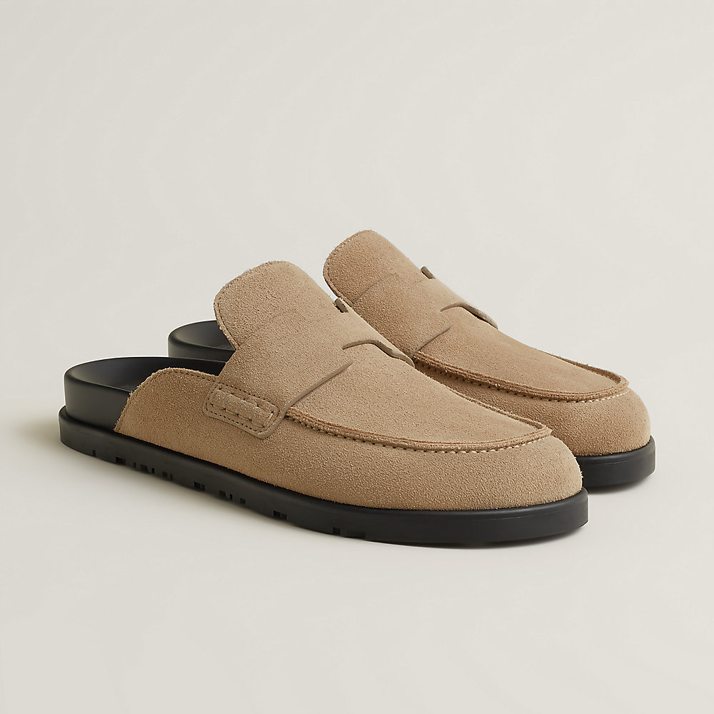 Hermes Go Mule Sandals beige camel Hermes Go Mule Beige Camel | TikTok main image 4
