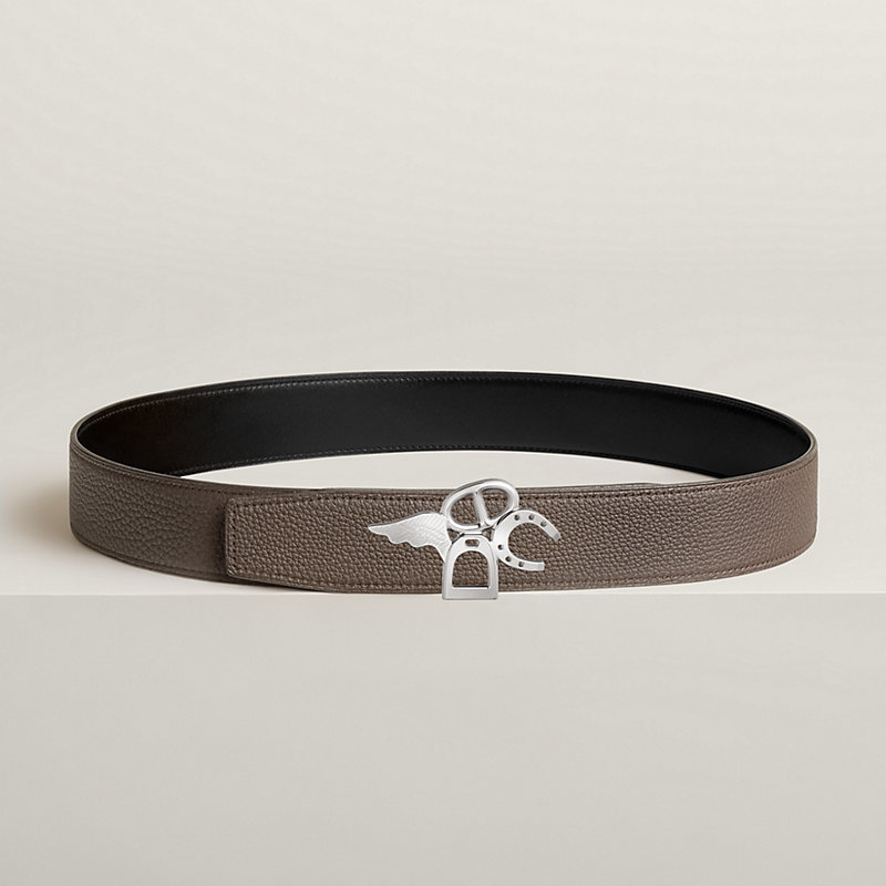 Good Luck belt buckle & Reversible leather strap 38 mm