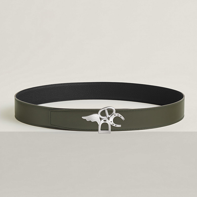 Good Luck belt buckle & Reversible leather strap 38 mm
