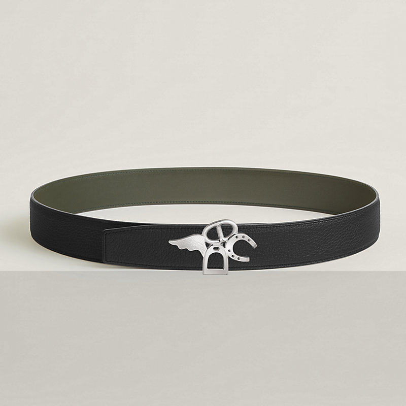 Good Luck belt buckle & Reversible leather strap 38 mm