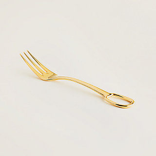 HERMES エルメス グラン アトラージュ デザートフォーク ゴールド Grand Attelage dinner fork | Hermès Mainland China