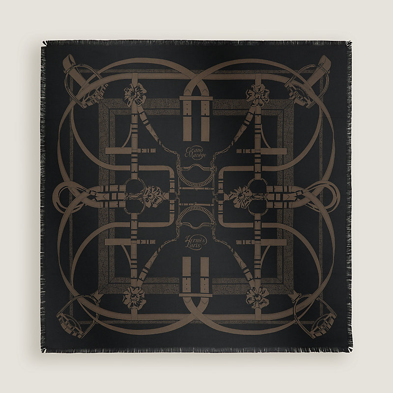 Grand Manege fringed scarf 80