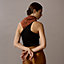Guipure Quadrige scarf 60, View: Worn, worn, view 1 of 3