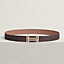 H au Carre belt buckle & Reversible leather strap 32 mm, view 2 of 3