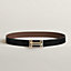 View: , H au Carre belt buckle & Reversible leather strap 32 mm