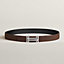 View: , H au Carre belt buckle & Reversible leather strap 32 mm