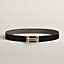 View: , H au Carre belt buckle & Reversible leather strap 32 mm