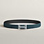 View: , H au Carre belt buckle & Reversible leather strap 32 mm
