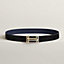 View: , H au Carre belt buckle & Reversible leather strap 32 mm