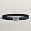 View: , H au Carre belt buckle & Reversible leather strap 32 mm
