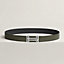 View: , H au Carre belt buckle & Reversible leather strap 32 mm