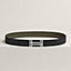 View: , H au Carre belt buckle & Reversible leather strap 32 mm