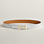 H au Carre belt buckle & Reversible leather strap 32 mm, view 2 of 3