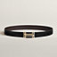 View: , H au Carre belt buckle & Reversible leather strap 32 mm