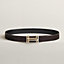 View: , H au Carre belt buckle & Reversible leather strap 32 mm