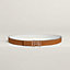 View: , H au Carre Twist belt buckle & Reversible leather strap 24 mm