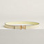 View: , H au Carre Twist belt buckle & Reversible leather strap 24 mm