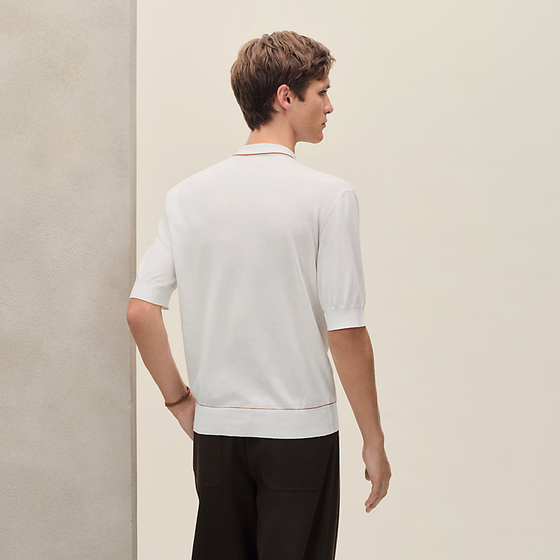 "H Bartack" buttoned cardigan