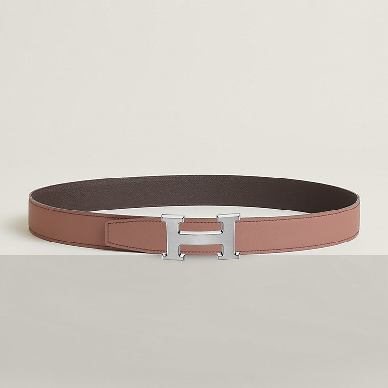 H belt buckle & Reversible leather strap 32 mm