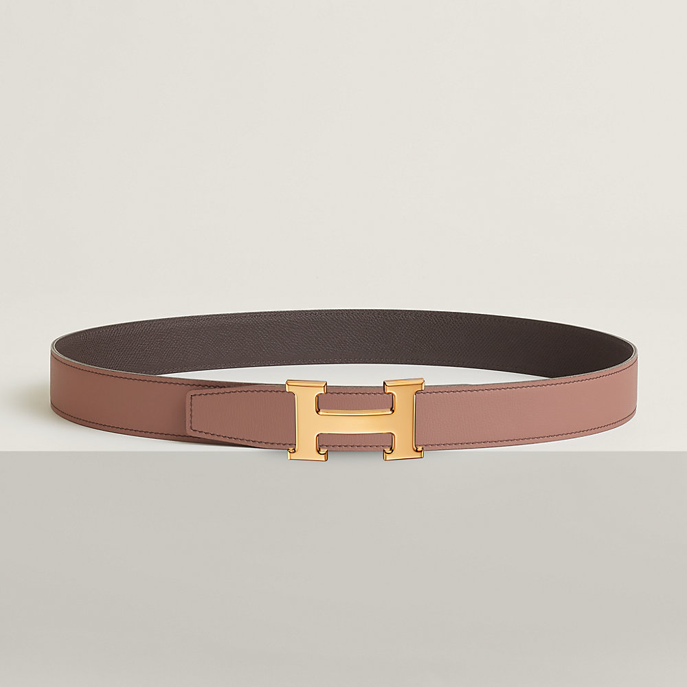 H belt buckle & Reversible leather strap 32 mm | Hermès  display picture 3