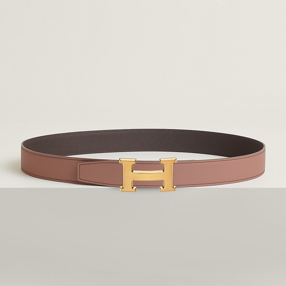Hermès　くつべら H belt buckle & Reversible leather strap 32 mm | Hermès