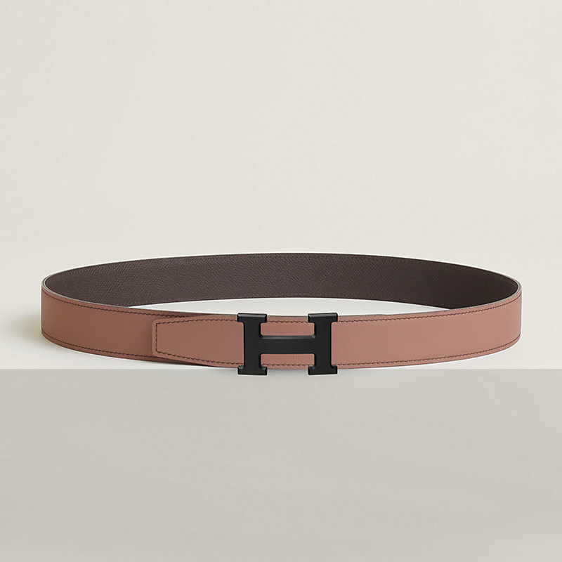 H belt buckle & Reversible leather strap 32 mm