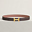 H belt buckle & Reversible leather strap 32 mm, view 2 of 4