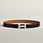 View: , H belt buckle & Reversible leather strap 32 mm