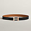 View: , H belt buckle & Reversible leather strap 32 mm
