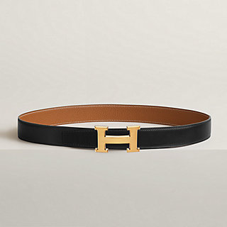 H belt buckle & Reversible leather strap 32 mm | Hermès