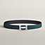 View: , H belt buckle & Reversible leather strap 32 mm
