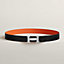 View: , H belt buckle & Reversible leather strap 32 mm