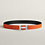 View: , H belt buckle & Reversible leather strap 32 mm